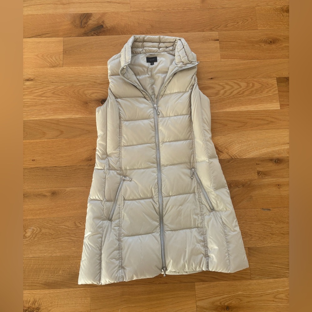 Coatology New York Cream Long Vest